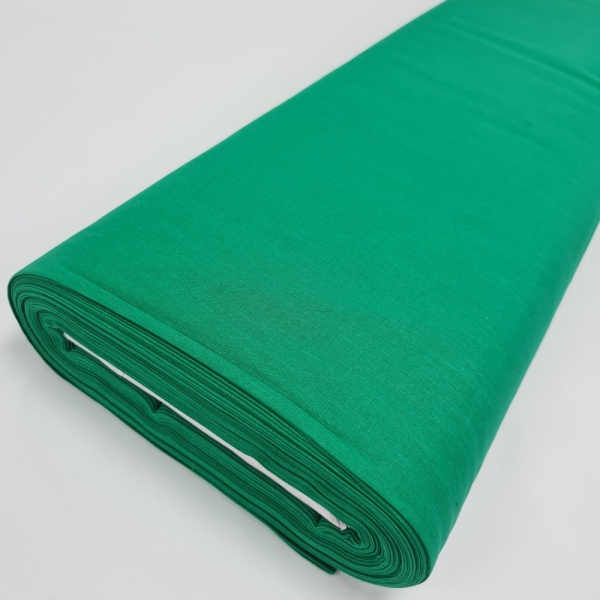 100% Cotton Fabric Emerald Green (25 Metres)